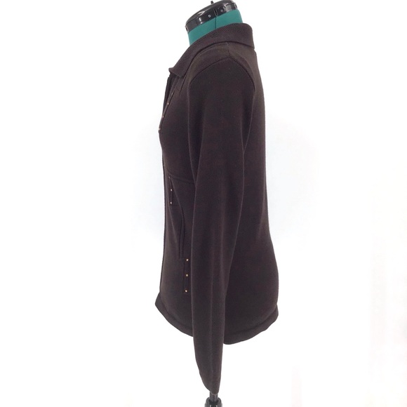 Variations Brown Cardigan with Rhinestones, Small - Picture 5 of 16